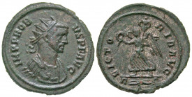 Probus. A.D. 276-282. BI antoninianus (22.8 mm, 3.63 g, 6 h). Rome mint, Struck A.D. 280-281. IMP PROB-VS P F AVG, radiate and cuirassed bust of Probu...