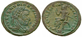 Constantine I. A.D. 307/10-337. BI half follis (17.41.45 mm, 1.47 g, 1 h). posthumous commemorative for Divus Claudius Gothicus (Died A.D. 270). Sisci...