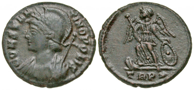 City Commemorative. A.D. 330-354. AE 3/4 (17.6 mm, 2.52 g, 11 h). Trier, A.D. 33...