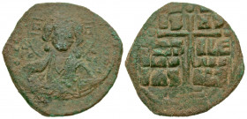 Romanus III Argyrus. 1028-1034. AE follis (27.2 mm, 8.76 g, 6 h). Anonymous, Class B. Constantinople mint, Struck ca. 1030-1035. Nimbate bust of Chris...