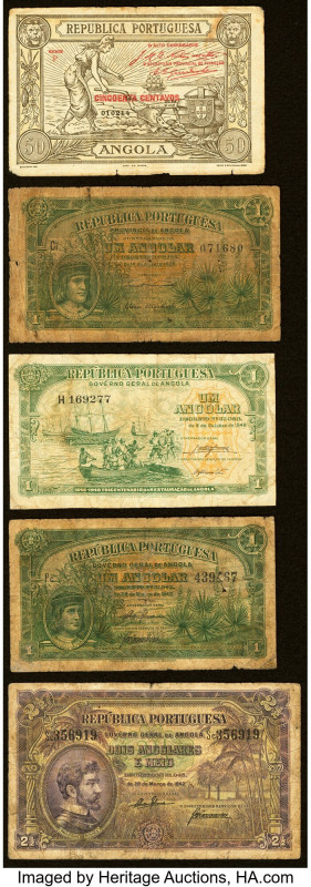 Angola Group Lot of 11 Examples Good-Fine. 

HID09801242017

© 2022 Heritage Auc...