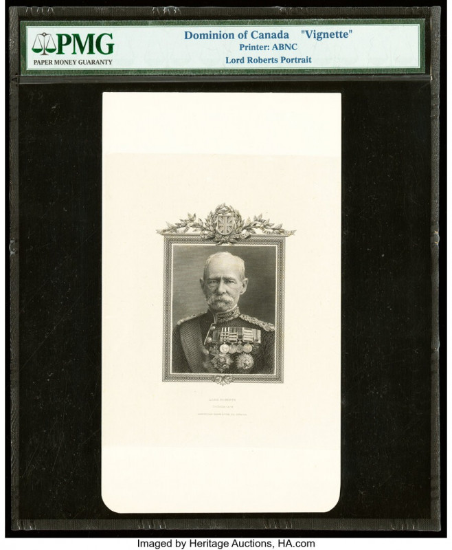 Canada Dominion of Canada Vignette of Lord Roberts Portrait PMG Holder. 

HID098...