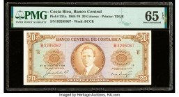 Costa Rica Banco Central de Costa Rica 20 Colones 27.8.1968 Pick 231a PMG Gem Uncirculated 65 EPQ. 

HID09801242017

© 2022 Heritage Auctions | All Ri...