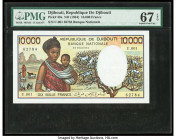 Djibouti Banque Nationale de Djibouti 10,000 Francs ND (1984) Pick 39a PMG Superb Gem Unc 67 EPQ. 

HID09801242017

© 2022 Heritage Auctions | All Rig...