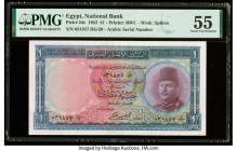 Egypt National Bank of Egypt 1 Pound 1952 Pick 24c PMG About Uncirculated 55. 

HID09801242017

© 2022 Heritage Auctions | All Rights Reserved