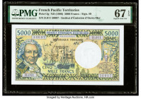 French Pacific Territories Institut d'Emission d'Outre Mer 5000 Francs ND (1996) Pick 3g PMG Superb Gem Unc 67 EPQ. 

HID09801242017

© 2022 Heritage ...