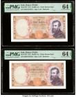 Italy Banco d'Italia 10,000 Lire 1973 Pick 97f Two Consecutive Examples PMG Choice Uncirculated 64 EPQ (2). 

HID09801242017

© 2022 Heritage Auctions...