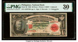 Philippines Philippine National Bank 50 Pesos 1920 Pick 49 PMG Very Fine 30. 

HID09801242017

© 2022 Heritage Auctions | All Rights Reserved