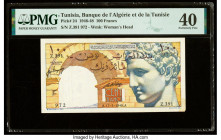 Tunisia Banque de l'Algerie 100 Francs 17.2.1948 Pick 24 PMG Extremely Fine 40. A corner stain is present on this example.

HID09801242017

© 2022 Her...
