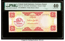 United Arab Emirates Currency Board 50 Dirhams ND (1973) Pick 4a PMG Extremely Fine 40. 

HID09801242017

© 2022 Heritage Auctions | All Rights Reserv...