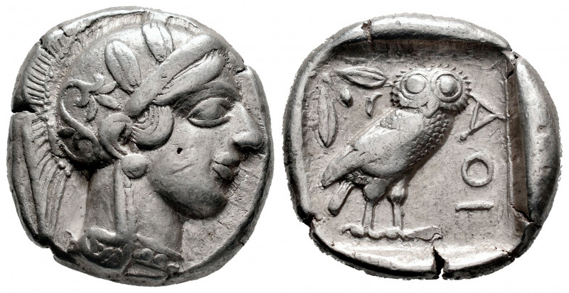 Attica. Athens. Tetradrachm. 454-404 BC. (Sng Cop-31). (Hgc-4, 1597). Anv.: Head...