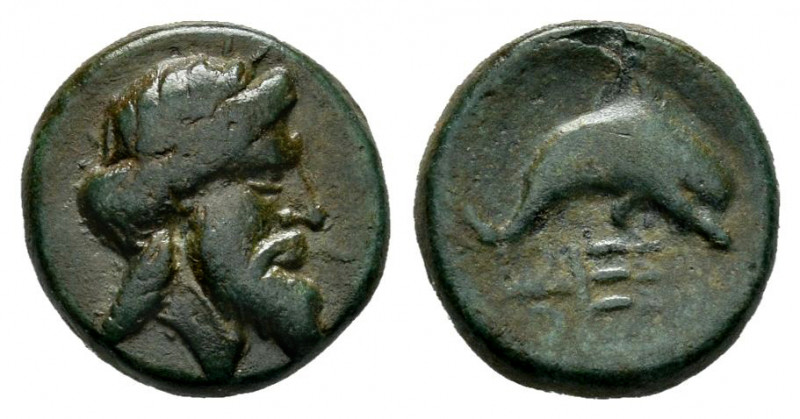 Caria. Myndos. AE 11. Fourth century BC. (Sng Cop-1022). (Sng Kayhan-847/48). An...