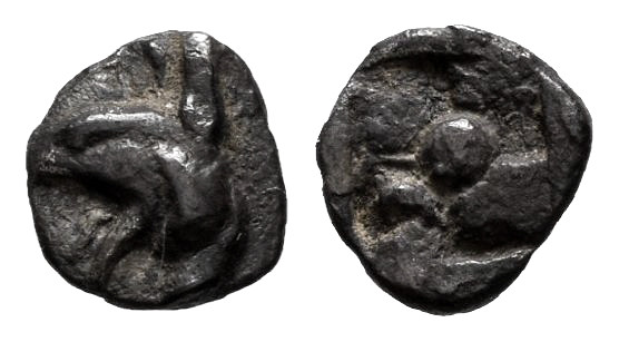 Ionia. Phokaia. Hemiobol. 521-478 BC. (SNG Kayhan-1423). Anv.: Head of Griffin l...