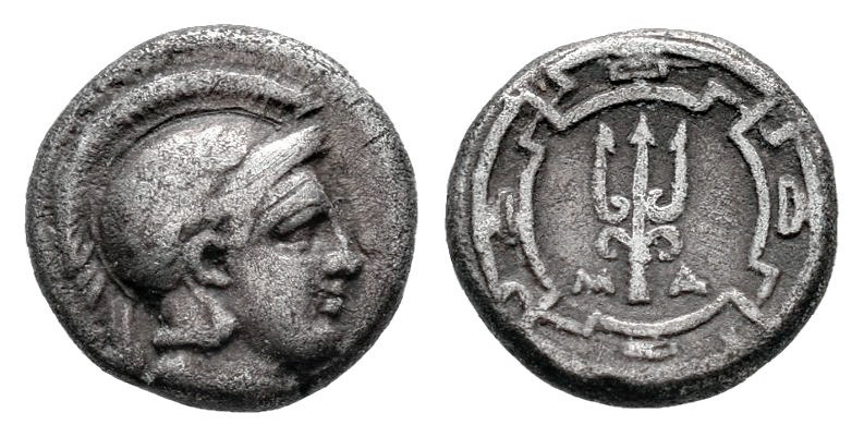 Ionia. Magnesia ad Maeandrum. Obol. 400-350 BC. (SNG Kayhan-404/7). (Sng von Aul...