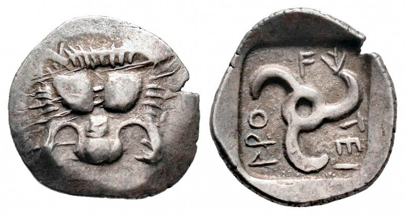 Lycia. Mithrapata. Diobol. 425-360 BC. (Müseler-VIII 29). (Sng Cop-476 sup.). An...
