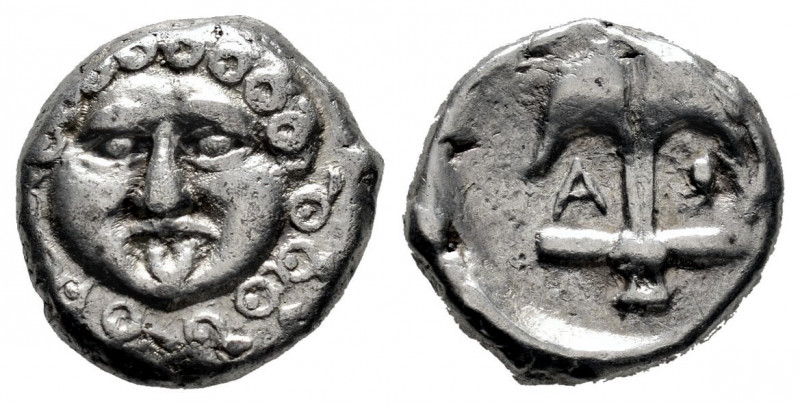 Thrace. Apollonia Pontika. Drachm. 400-380 BC. (Gc-1655). (Sng Cop-456). Anv.: F...