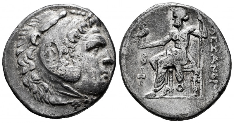 Lykia. Phaselis. Tetradrachm. CY 2 = 217/6 BC. In the name and types of Alexande...