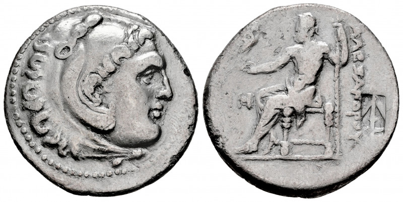 Pamphylia. Perge. Tetradrachm. CY 18 = 204/3 BC. In the name and types of Alexan...