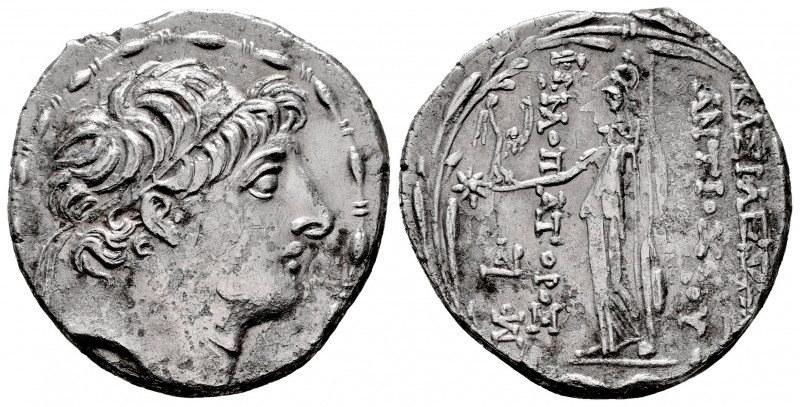 Seleukid Kingdom. Antiochos IX Eusebes Philopator Kyzikenos. Tetradrachm. 113/2-...