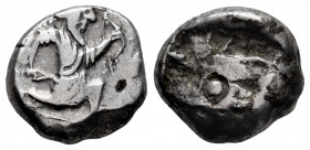 Achaemenid Empire. Time of Xerxes II to Artaxerxes II. Siglos. 420-350 BC. Sardes. (Carradice-Tipo IVA). (Bmc arabia-175/177). (Klein-763). Anv.: Pers...