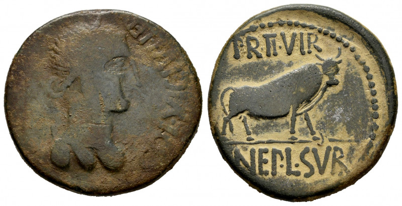 Kelse-Celsa. Unit. 50-30 BC. Velilla de Ebro (Zaragoza). (Abh-795). (Acip-1494)....