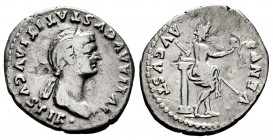 Julia Titi. Denarius. 80-81 AD. Rome. (Ric-388). (Rsc-14). Anv.: IVLIA AVGVSTA TITI AVGVSTI F, draped bust right. Rev.: VENVS AVGVST, Venus standing r...