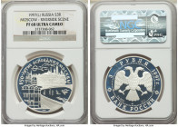 Russian Federation 10-Piece Lot of Certified Proof 3 Roubles Ultra Cameo NGC, 1) "Moscow - Riverside Scene" 3 Roubles 1997-(l) - PR68 2) "Moscow - Reb...