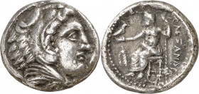 Imperio Macedonio. Alejandro III, Magno (336-323 a.C.). Macedonia. Tetradracma. (S. 6713 var) (MJP. 106cº). 16,54 g. MBC.