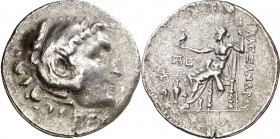 Imperio Macedonio. Alejandro III, Magno (336-323 a.C.). Temnos. Tetradracma. (S. 4225) (MJP. 1676). 16,02 g. MBC-/MBC.