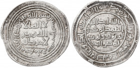 Califato Omeya de Damasco. AH 95. El Walid I. Kerman. Dirhem. (S.Album 128) (Lavoix 318). Ex Áureo 19/12/2001, nº 3335. 2,87 g. EBC-.