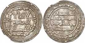 Emirato Independiente. AH 157. Abderrahman I. Al Andalus. Dirhem. (V. 55) (Fro. 1) (Miles 48). Ex Áureo 17/12/2002, nº 458. Escasa. 2,73 g. EBC.
