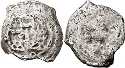 Almorávides. Ali ibn Yusuf. Granada. ¿1/8 de quirate? (V. 1693) (Hazard 937) (Federico Benito Ca32). Rarísima. 0,18 g. BC+.