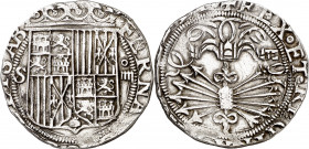 Reyes Católicos. Sevilla. . 4 reales. (AC. 564). 13,69 g. MBC.