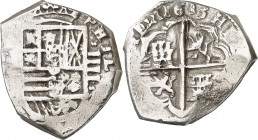 1613. Felipe III. (Granada). (M). 4 reales. (AC. 733). Limpiada. 13,68 g. (MBC-).