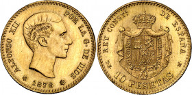 1878*1962. Franco. DEM. 10 pesetas. (AC. 168). 3,23 g. S/C-.