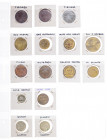 Barcelona. Lote de 15 fichas de propaganda del Tibidabo, bares, etc. MBC-/EBC.
