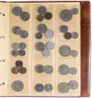 Álbum con 176 monedas de diferentes países. A examinar. BC/S/C.