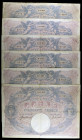 Francia. 1916, 1917 y 1919. Banco de Francia. 50 francos. (Pick. 64e). 6 billetes con fechas distintas. Firmas: J. Laferrière y E. Picard. BC/BC+.