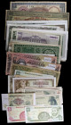 Lote de 139 billetes de diversos países. A examinar. BC/S/C.