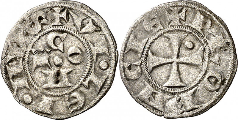 Comtat de Forcalquer. Guillem II d'Urgell (1150-1209). Forcalquer. Diner. (Cru.V...