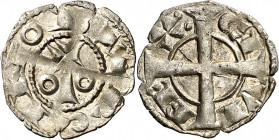 Alfons I (1162-1196). Barcelona. Òbol. (Cru.V.S. 297 var) (Cru.C.G. 2101 var). 0,41 g. MBC+.