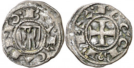 Jaume I (1213-1276). Barcelona. Òbol de doblenc. (Cru.V.S. 307) (Cru.C.G. 2119a). Escasa. 0,43 g. MBC+.