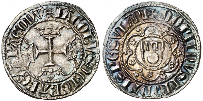 Jaume I (1213-1276). Montpeller. Gros. (Cru.V.S. 165) (Cru.C.G. 2122). Bellísima...