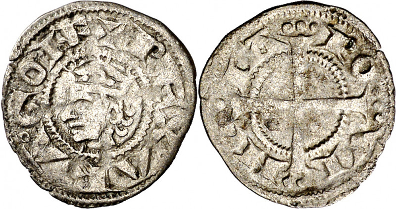 Jaume I (1213-1276). Provença. Òbol del ral coronat. (Cru.V.S. 175) (Cru.Occitàn...