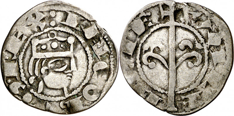 Jaume I (1213-1276). València. Diner. (Cru.V.S. 312) (Cru.C.G. 2127). Primera em...