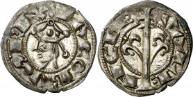 Jaume I (1213-1276). València. Diner. (Cru.V.S. 316) (Cru.C.G. 2129). Segunda emisión. Bella. Escasa así. 0,91 g. EBC.
