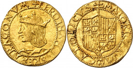 Ferran II (1479-1516). Mallorca. Ducat. (Cru.V.S. 1174 var) (Cru.C.G. 3090a). Bella. Brillo original. Ex Colección Caballero de las Yndias 22/10/2009,...