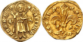 Ferran II (1479-1516). València. Florí. (Cru.V.S. 1191 var) (Cru.Comas 137 var) (Cru.C.G. 3056 var). Marcas: escudito catalán y corona, escuditos con ...