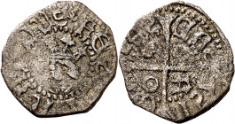 Ferran II (1479-1516). Sardenya. Callerès. (Cru.V.S. 1279) (Cru.C.G. 3181) (MIR. 25). Ex Colección Ègara 26/04/2017, nº 597. Escasa. 0,92 g. MBC-.