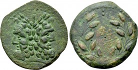 SICILY. Uncertain Roman mint. Ae As (Circa 200-190 BC).